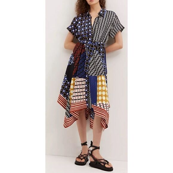 Anthropologie Dresses & Skirts - Anthropologie Maeve Contrast Print Shirt
Dress Size M/ NWOT